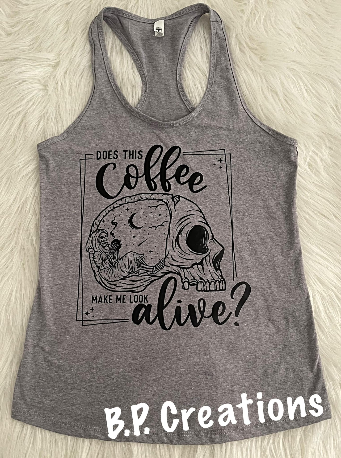 Coffee Alive Racerback tank