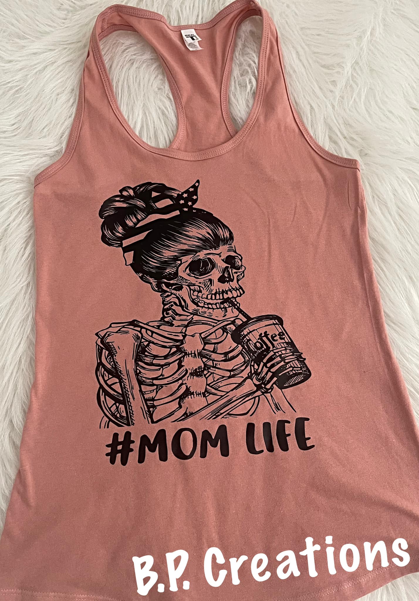 Skeleton Mom life tank