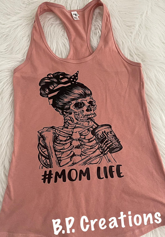 Skeleton Mom life tank